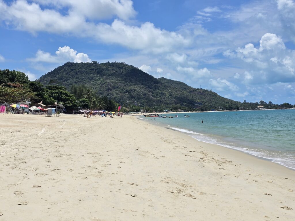 view of Lamai Beach in Koh Samui