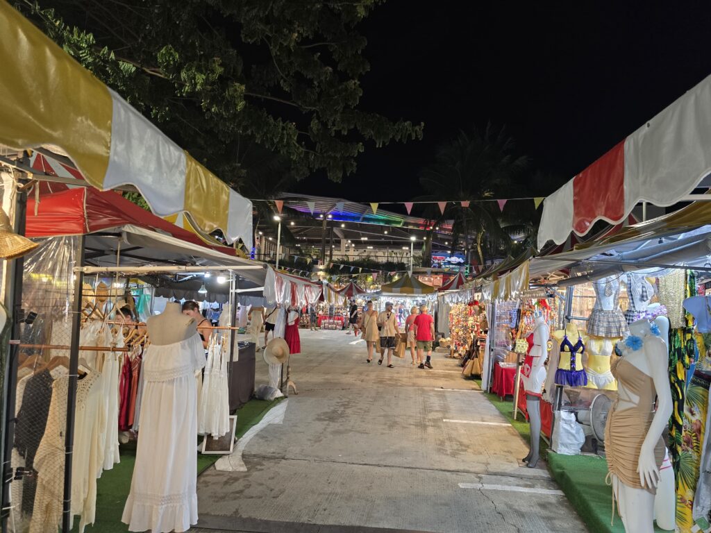 local market on the other side of Central Samui plaza.