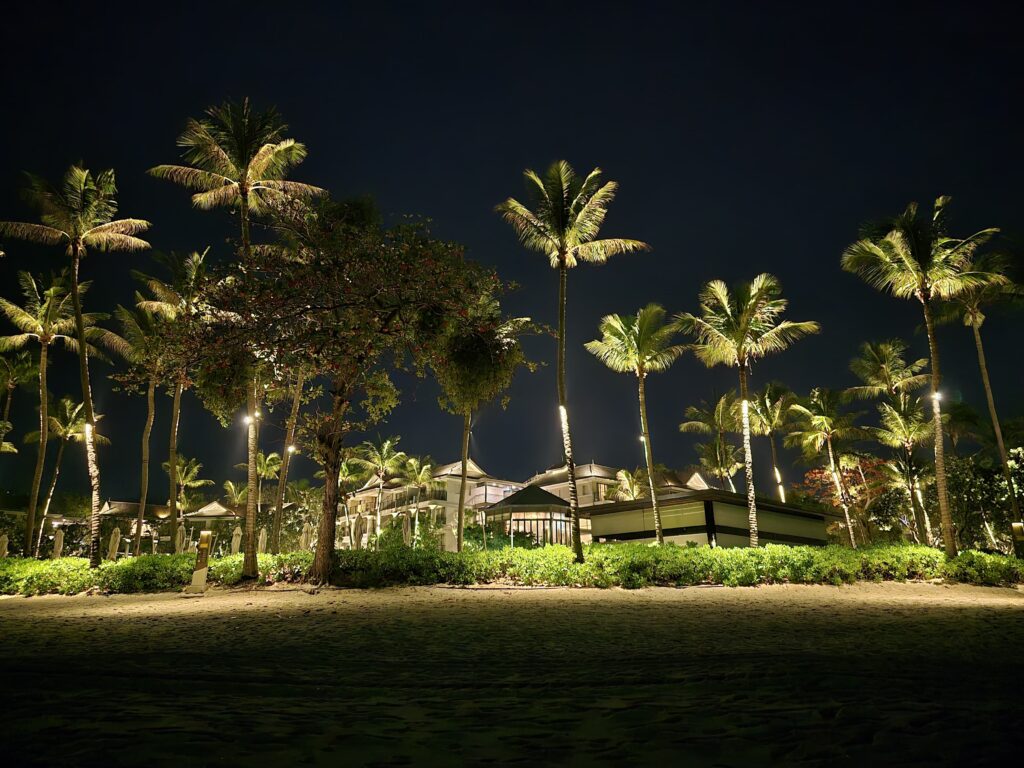 night view of one of many beautiful resort at Chaweng Beach