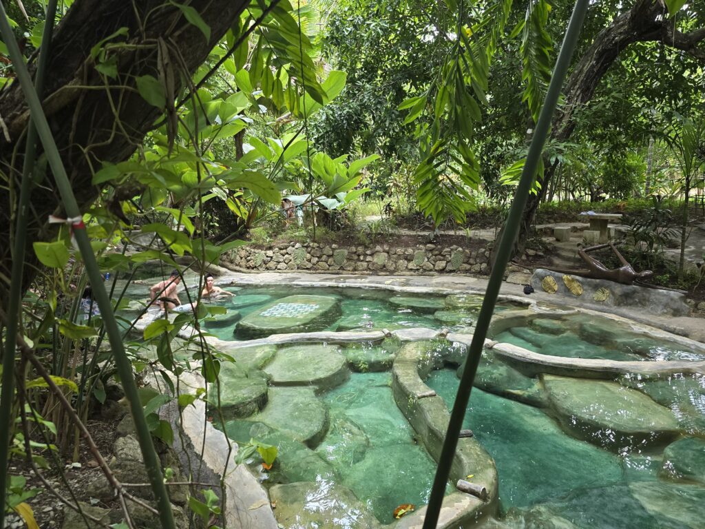 pools are covered by dense forests, which add to the beauty to the place. 