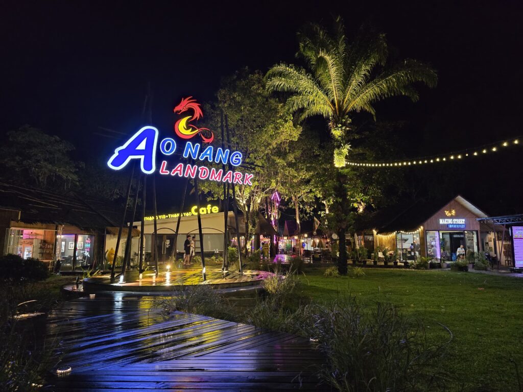 a beautiful cafe on the streets of AO Nang, krabi