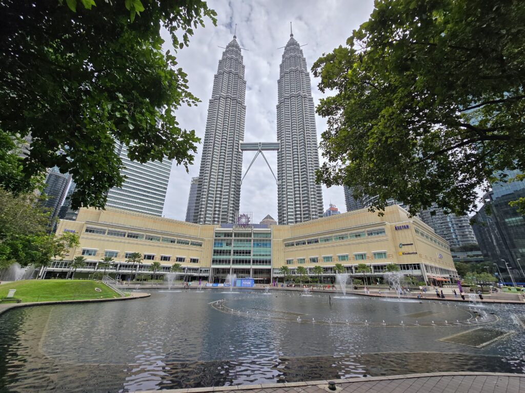 from KLCC Park, you can not only explore the beautiful ambiance of the park but can enjoy the beautiful view of the Towers.