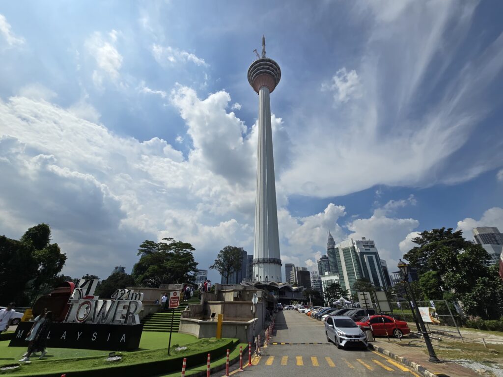 The 421 meters tall The KL Tower