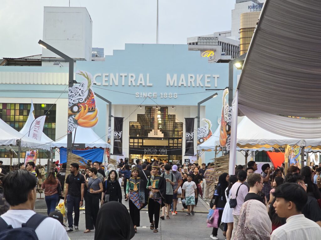 Central market in Kuala Lumpur is famous for local Malaysian products