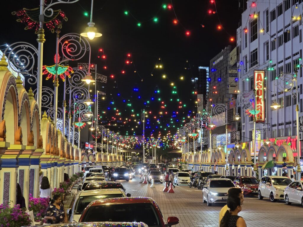 Beautiful decorated street of Little India