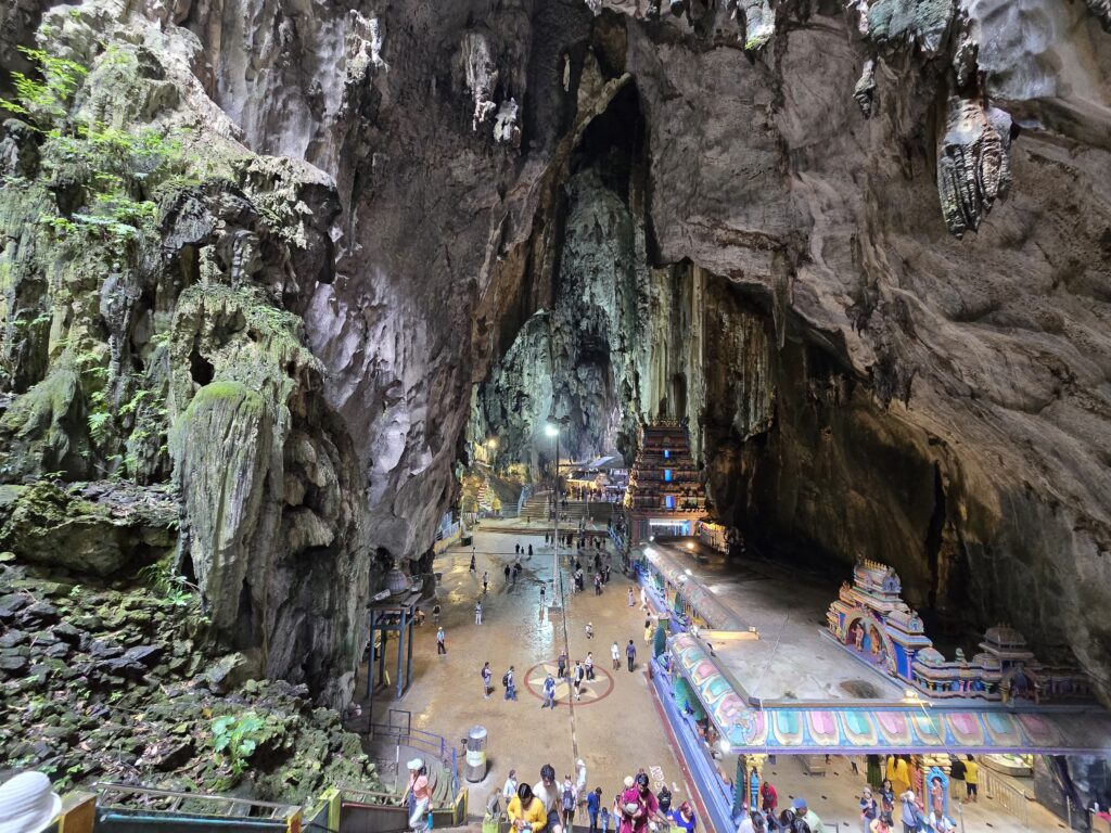 in this picture you can see the inside of Temple cave