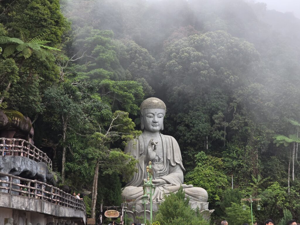 Statue can be seen at Chin Swee Temple